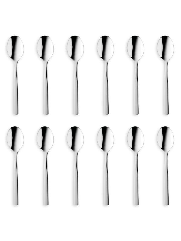 Berghoff Essentials Pure 12-Piece Stainless Steel Coffee Spoon Set